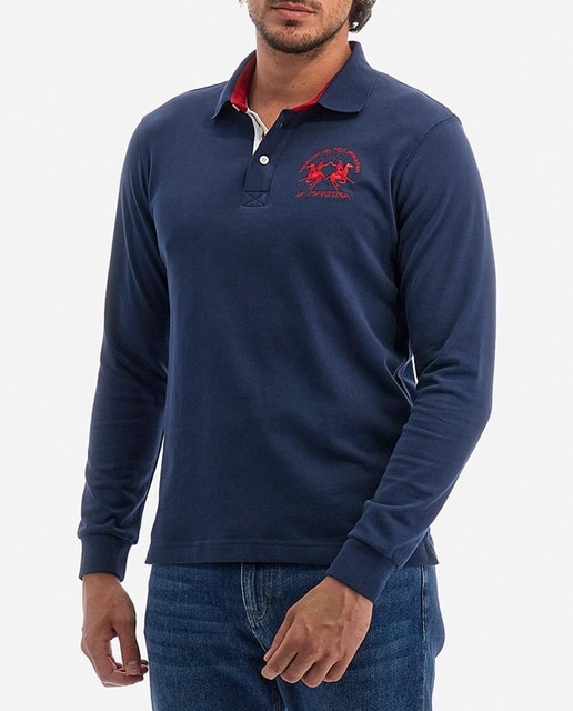 Imagen 0 de Polo de hombre heavy jersey manga larga