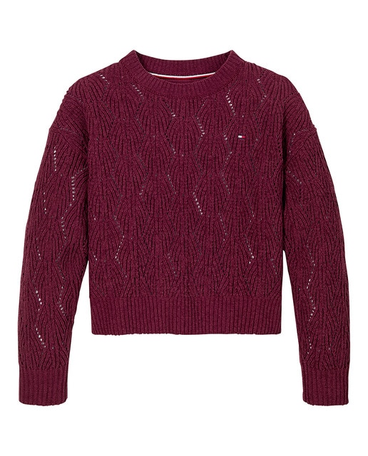 Imagen 0 de Jersey de niña de manga larga con cuello redondo