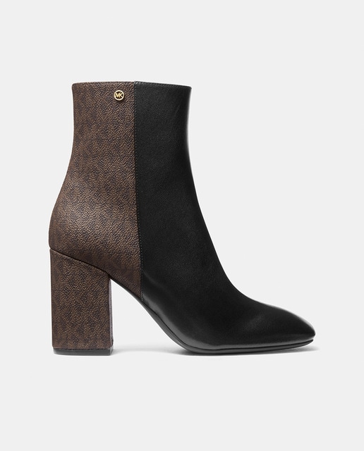 Imagen 0 de Botines de mujer contraste con logo MK