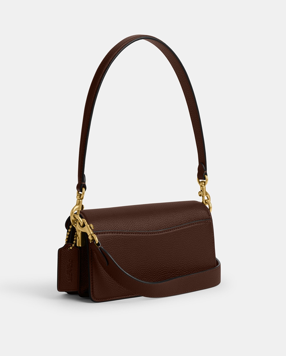 Mala de Ombro Tabby 20 em Pele Castanho-3