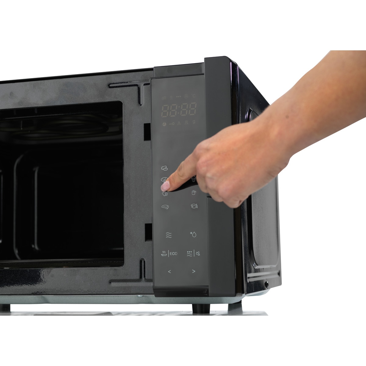 Microondas Hisense 25 litros y grill - H25MOBS4HGI Negro-6