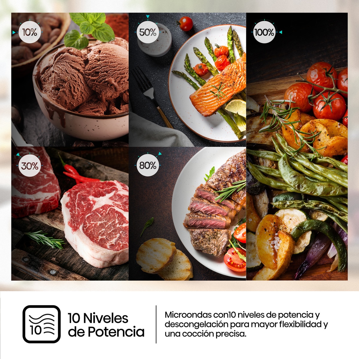 Microondas Hisense 20 litros y grill - H20MOMBS4HG Negro-6