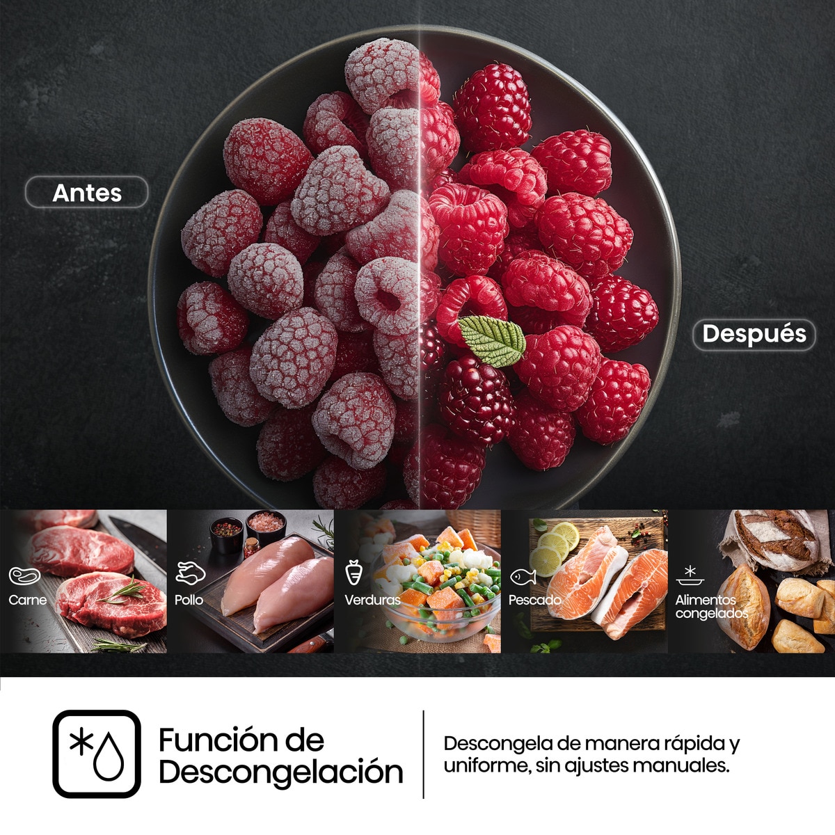 Microondas Hisense 20 litros y grill - H20MOMBS4HG Negro-9