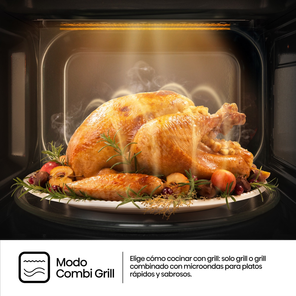 Microondas Hisense 20 litros y grill - H20MOMBS4HG Negro-8