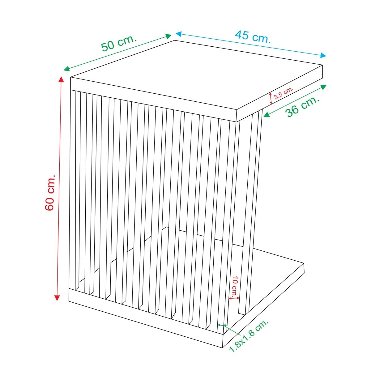 Mesa auxiliar de madera de palisandro Bruno C El Corte Inglés Natural-7