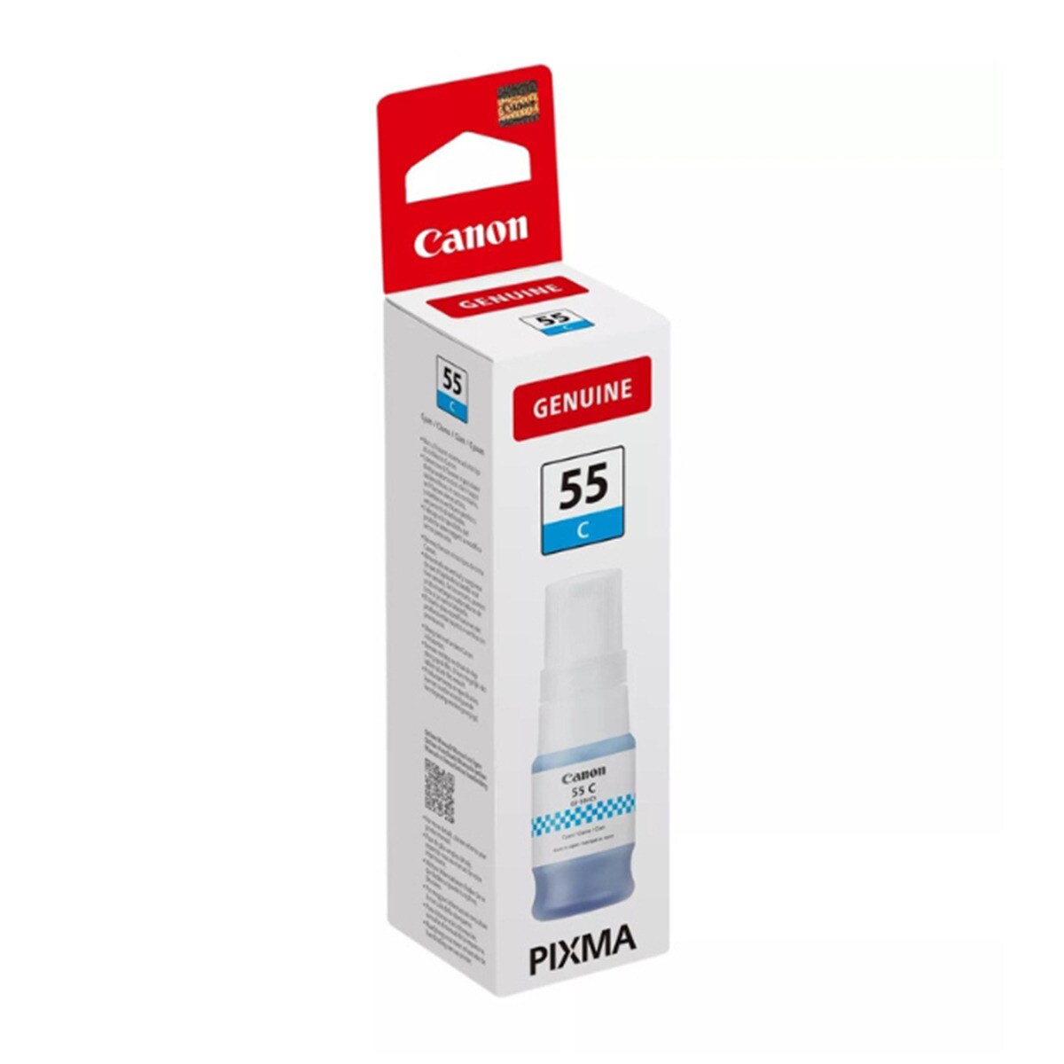 Botella de tinta original Canon GI-55 Cian (6289C001) 2