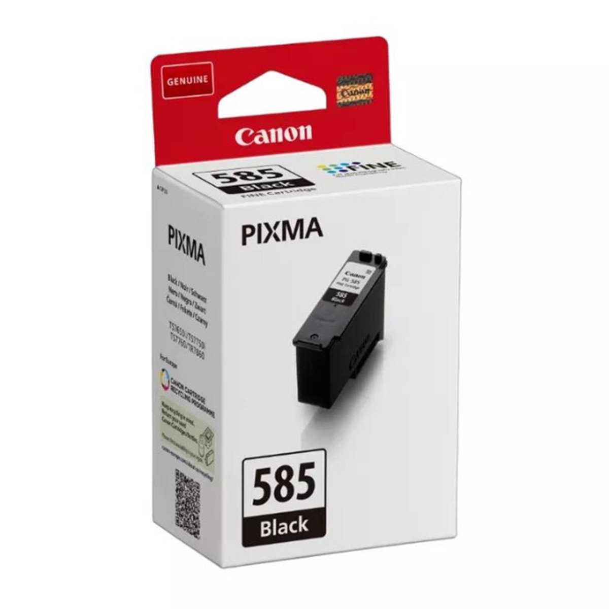 Imagen 0 de Cartucho de tinta original Canon PG-585 Negro (6205C001)