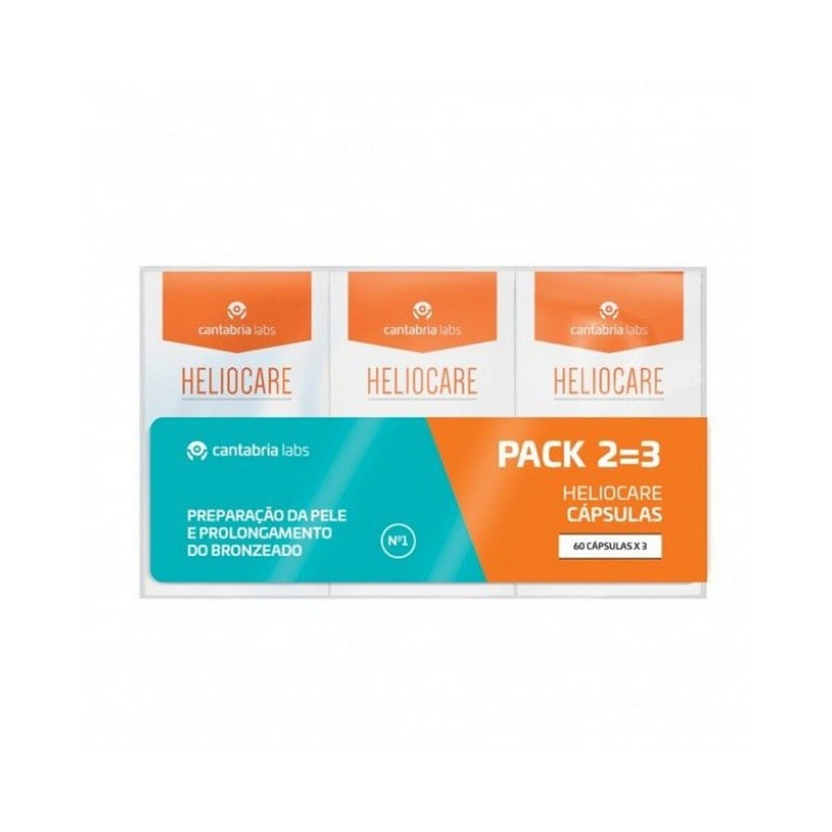 Suplemento Alimentar Fotoproteção Oral - 3x60 Cápsulas 1