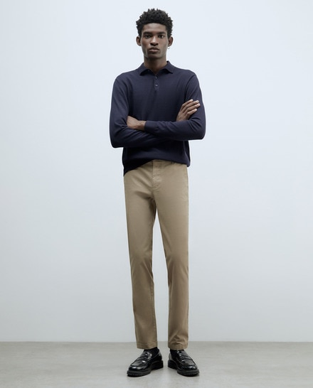 Pantalon Sfera Slim Sfera Chinos Hombre Pantalon Pana Sfera Hombre