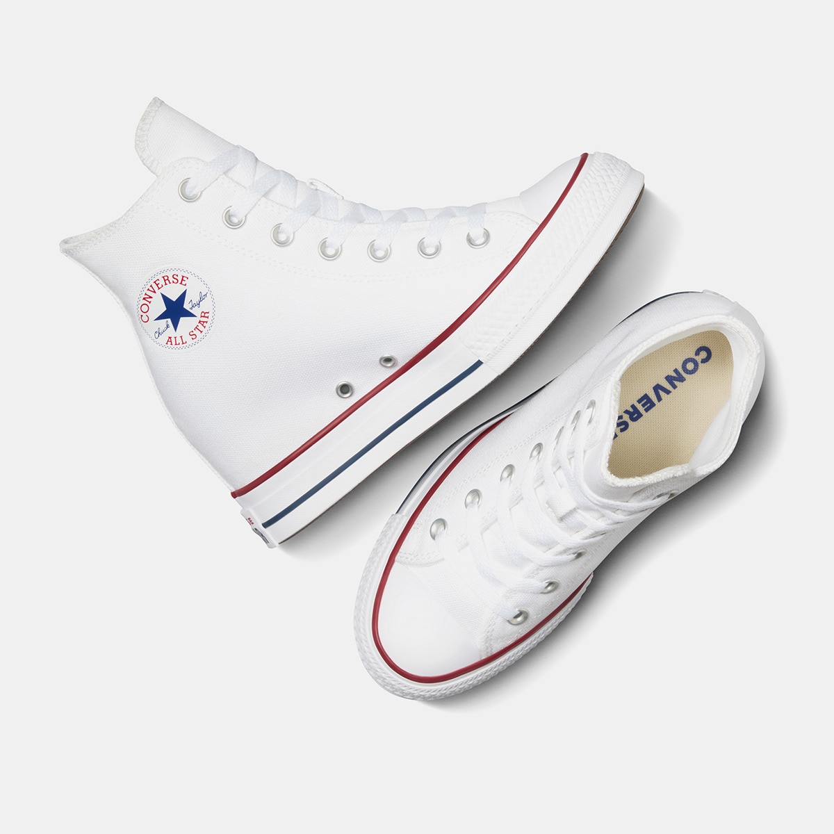 Sapatilhas Casual Chuck Taylor All Star Wedge Converse Branco-9