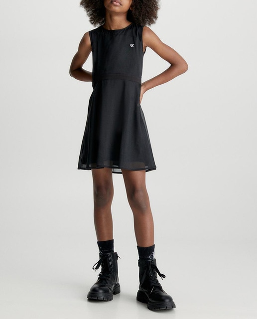 Imagen 0 de Vestido de niña negro sin mangas