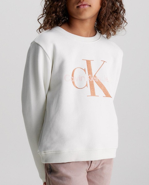 Imagen 0 de Sudadera de niña marfil