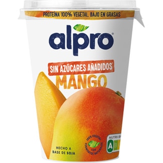 Yofu de Manga Vegan embalagem 400 g - Alpro