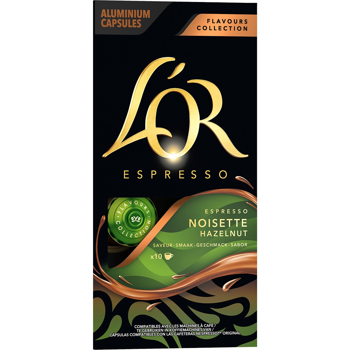 Cápsulas de Café sabor Avelã embalagem 10 unidades