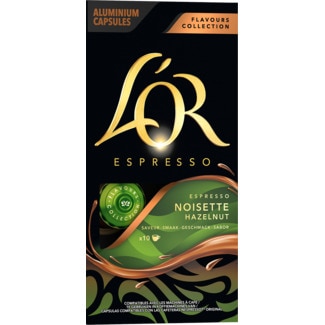 Cápsulas de Café sabor Avelã embalagem 10 unidades - L'or