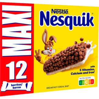 Barras de Cereais Nesquik embalagem 300 g - Nestlé Nesquik