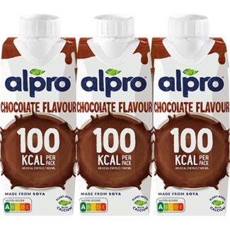 Bebida de Soja com Chocolate Light Pack 3 unidades 250 ml - Alpro