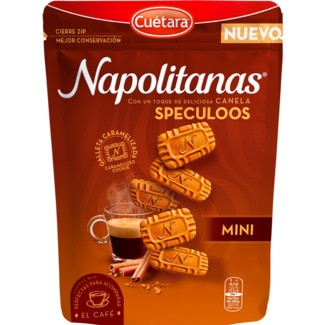 Bolachas Napolitanas Speculloos embalagem 150 g - Cuétara