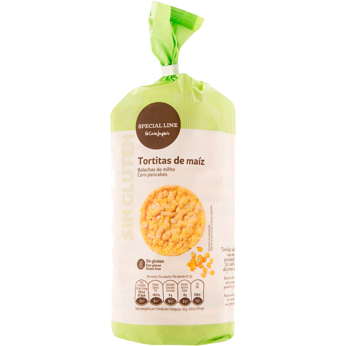 Bolachas de Milho embalagem 140 g