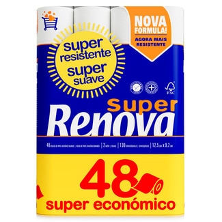 Papel Higiénico embalagem 48 unidades - Renova