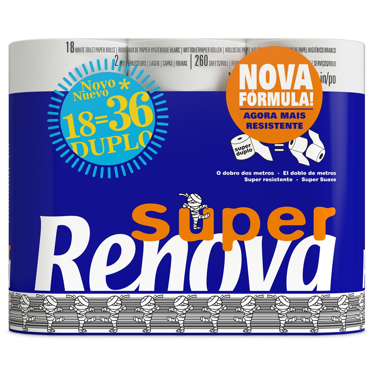 Papel Higiénico Super embalagem 18 unidades