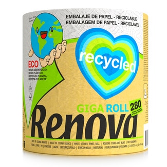 Rolo de Cozinha Gigante Ecológico embalagem 1 unidade - Renova