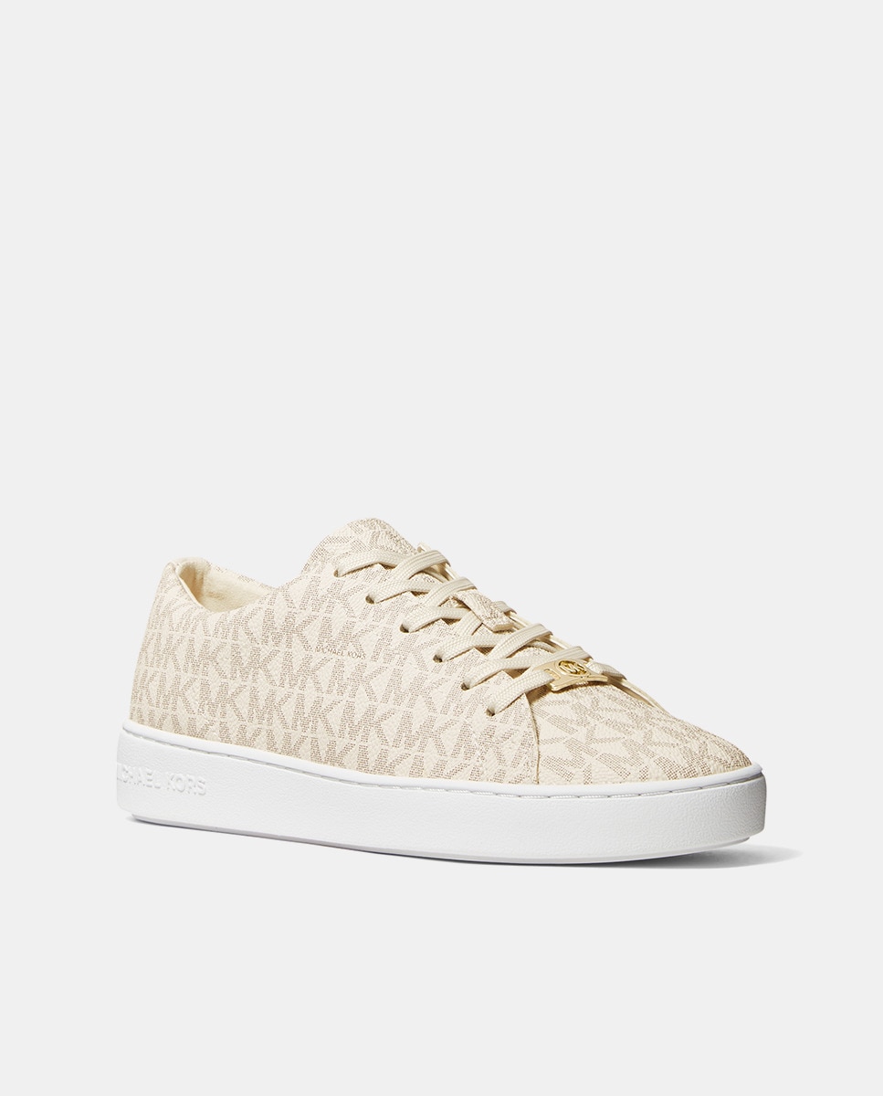 Sapatilhas Keaton Lace Up Bege-2