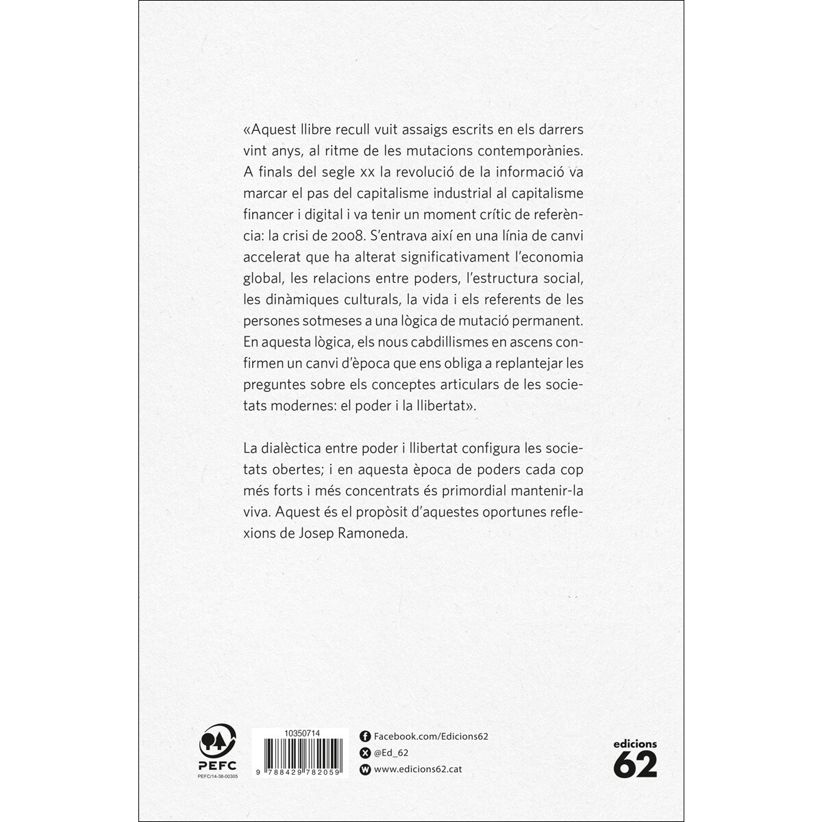 Poder i llibertat (Capa mole com abas) 2