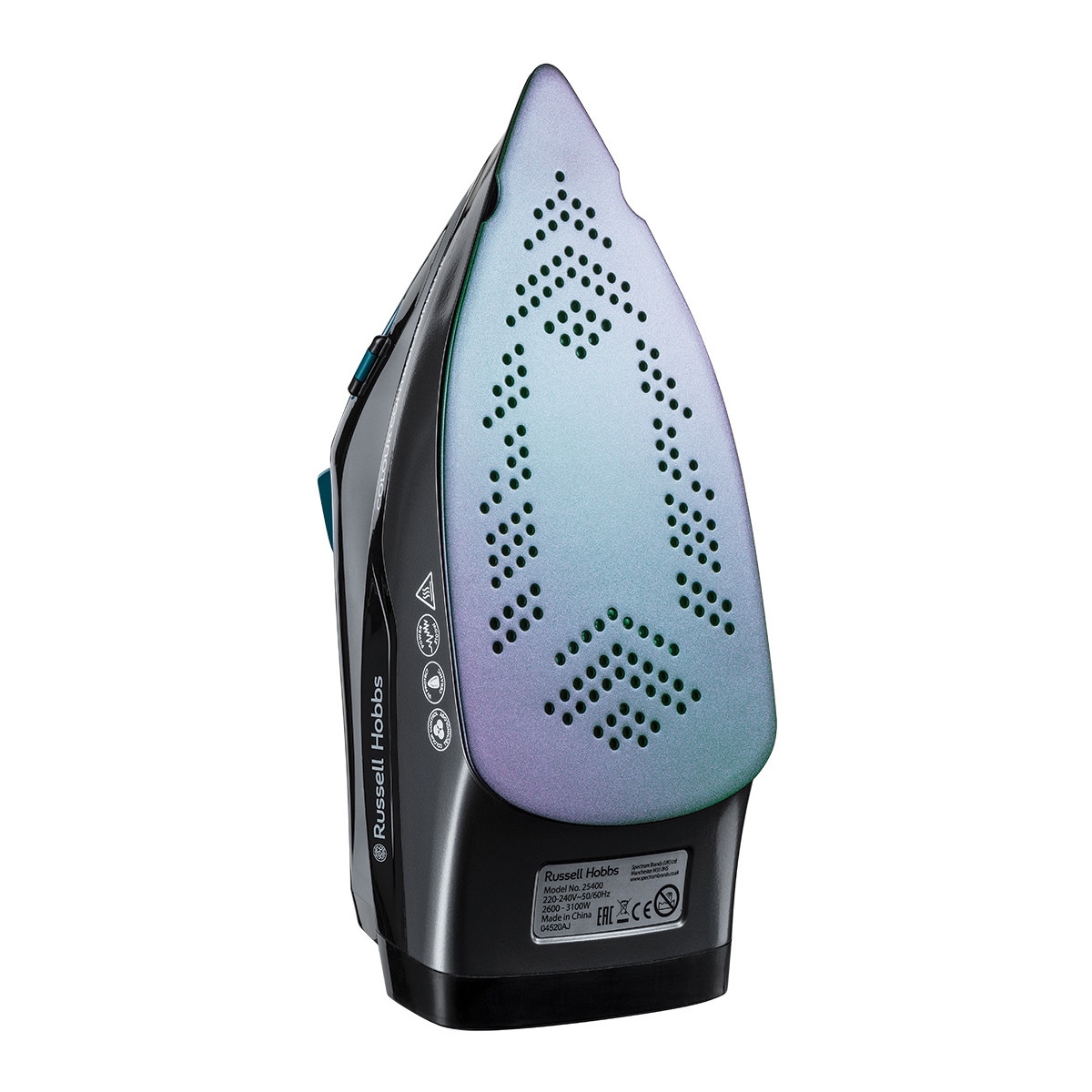 Plancha de vapor Russell Hobbs Colour Control Supreme suela cerámica con protección del color Negro-3