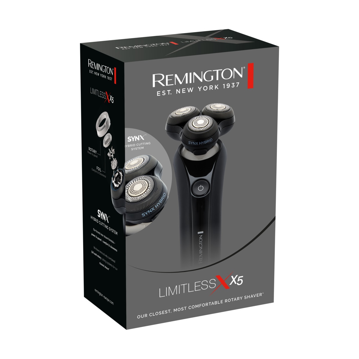 Afeitadora Remington Rotativa limitlesX X5 recargable Negro-2