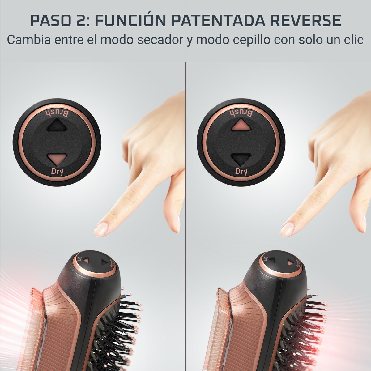Moldeador Rowenta Reverso secador y cepillo en · Rowenta · El