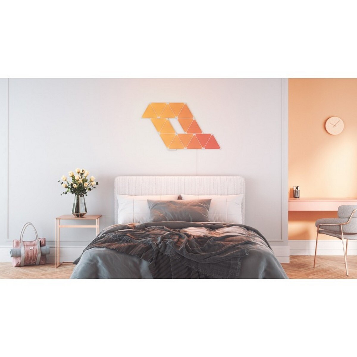 Painéis Luz Nanoleaf Shapes Triangles Starter Kit (15 Uni.) 3