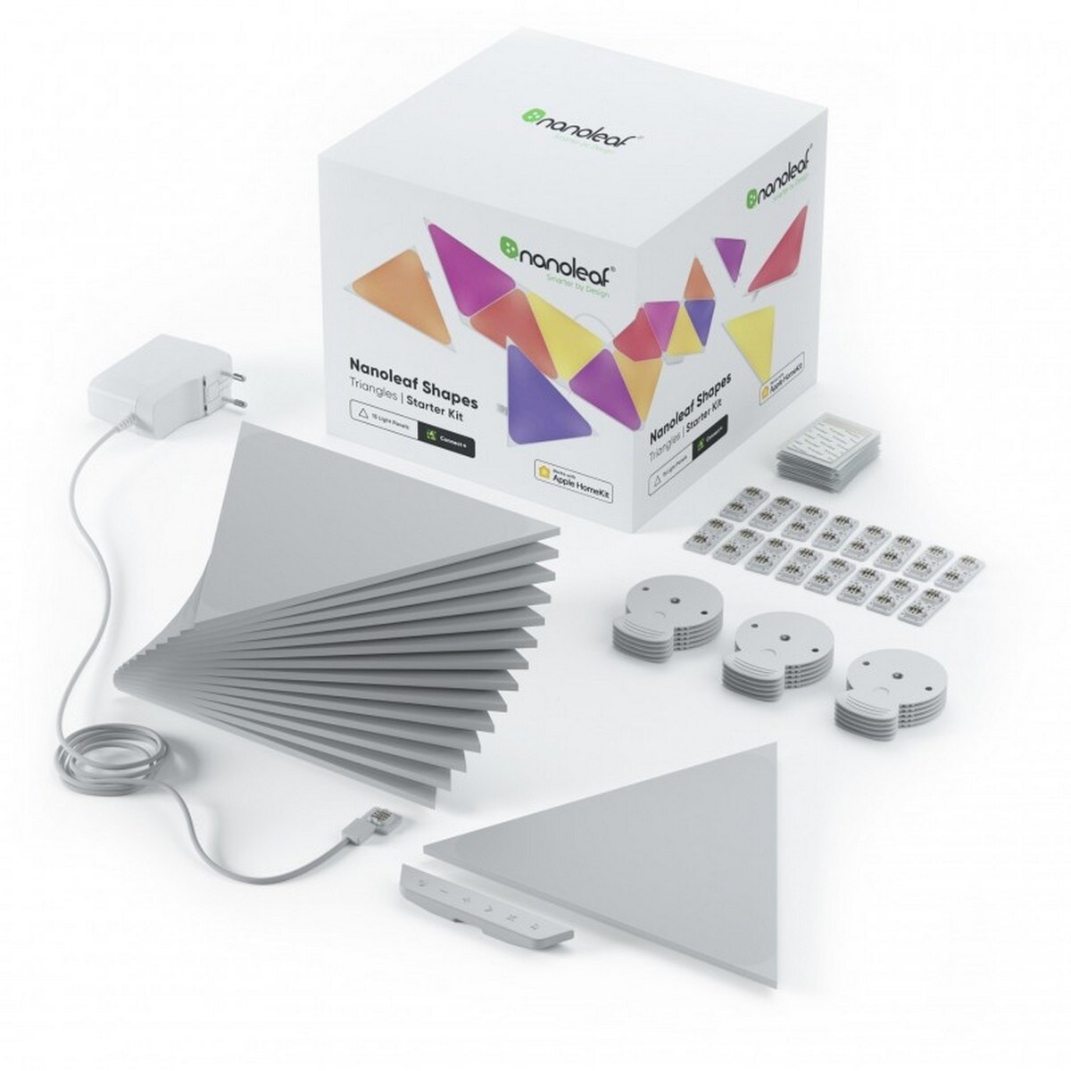 Painéis Luz Nanoleaf Shapes Triangles Starter Kit (15 Uni.) 1