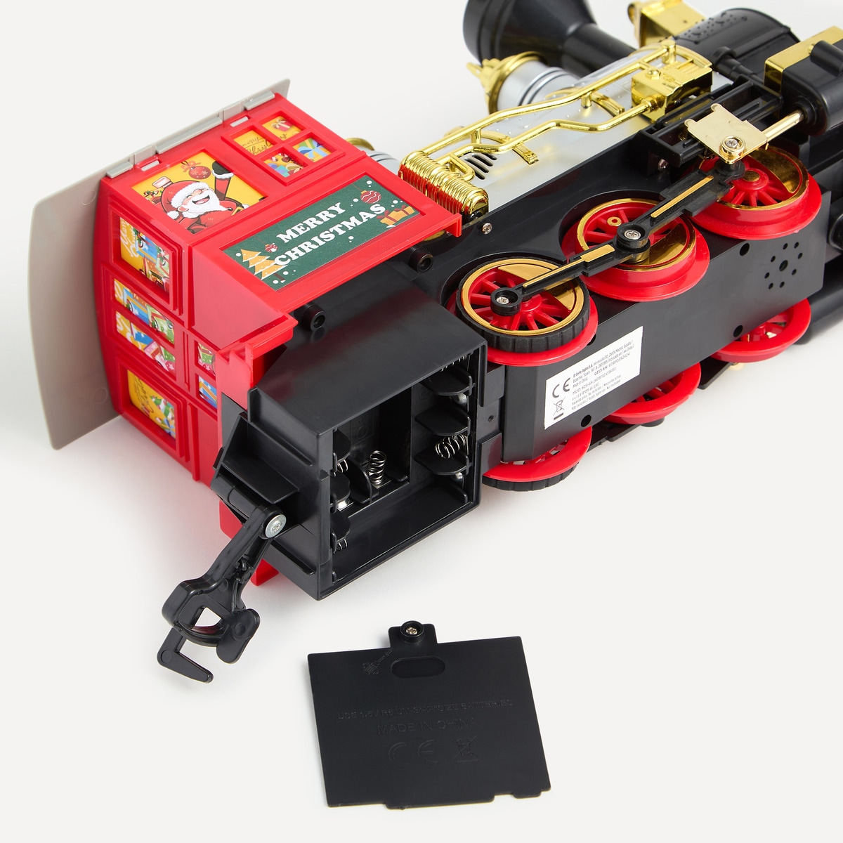 Tren decorativo para árbol con luz, música y vapor Belén Americano Navidad El Corte Inglés Multicolor-5