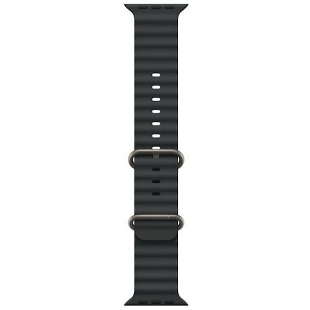Imagem 0 de Bracelete Apple Ocean Band para Apple Watch de 49mm - Preto / Titânio Natural