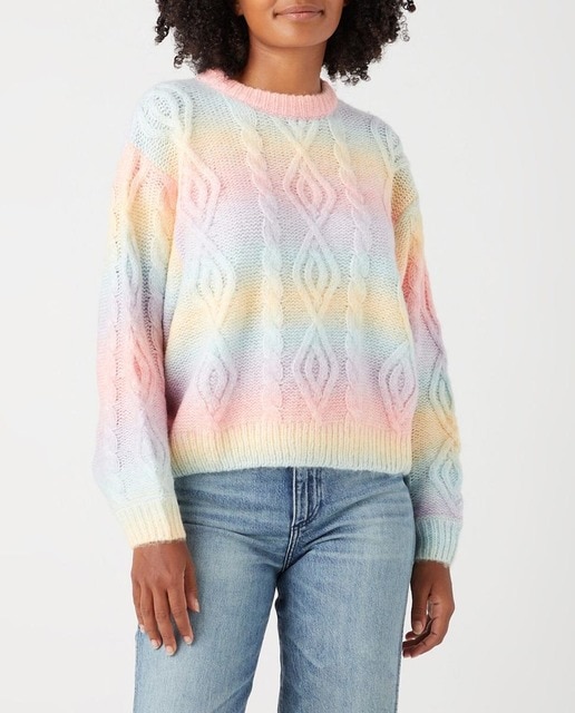 Imagen 0 de Jersey de punto trenzado y corte holgado