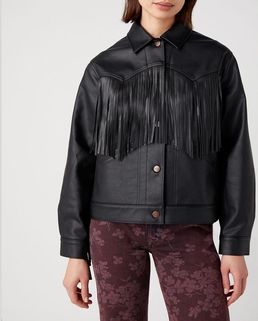Imagen 0 de Chaqueta Wild Fringe de corte holgado