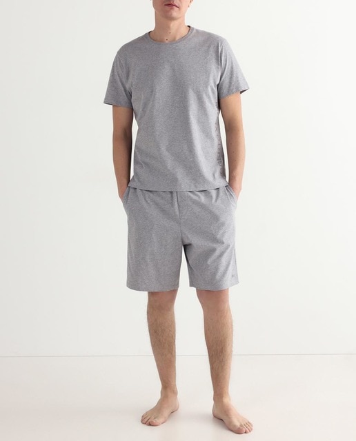 Imagen 0 de Pijama de hombre jersey gris melange