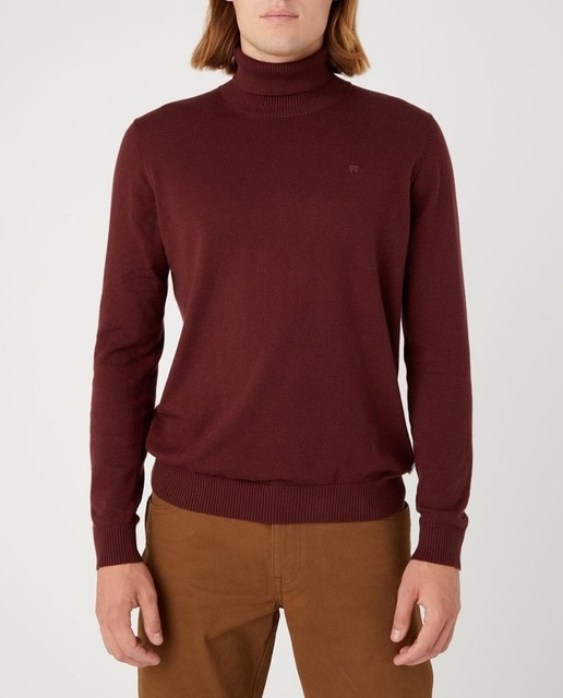 Imagen 0 de Jersey de punto con cuello vuelto