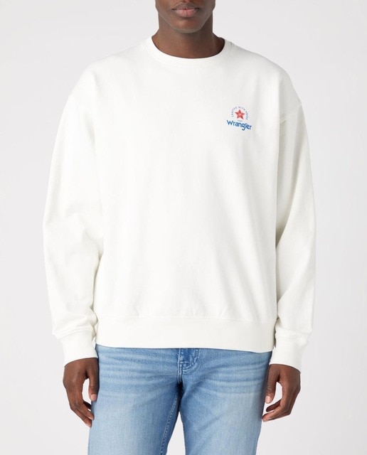 Imagen 0 de Sudadera de corte regular y cuello redondo