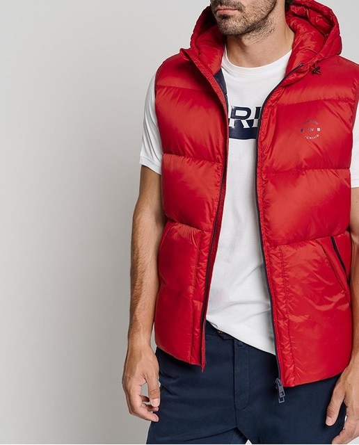 Imagen 0 de Chaleco de hombre acolchado con capucha