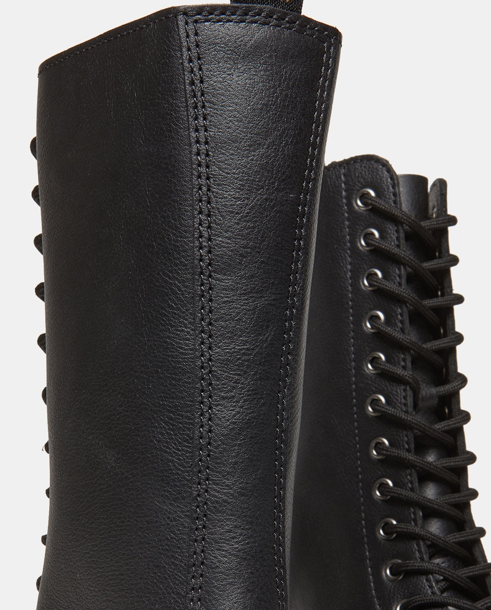 Botas 1B99 Quad em Pele Preto-4