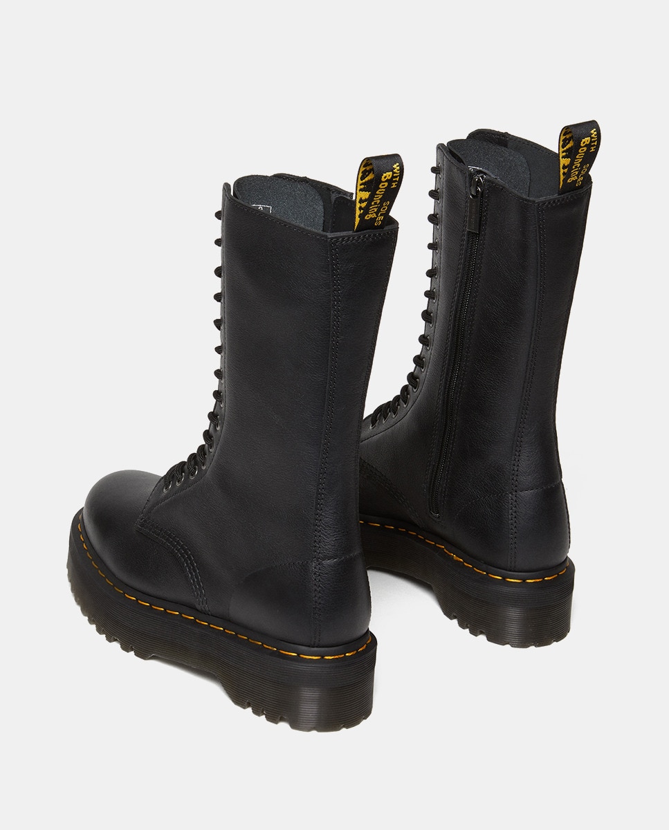 Botas 1B99 Quad em Pele Preto-3