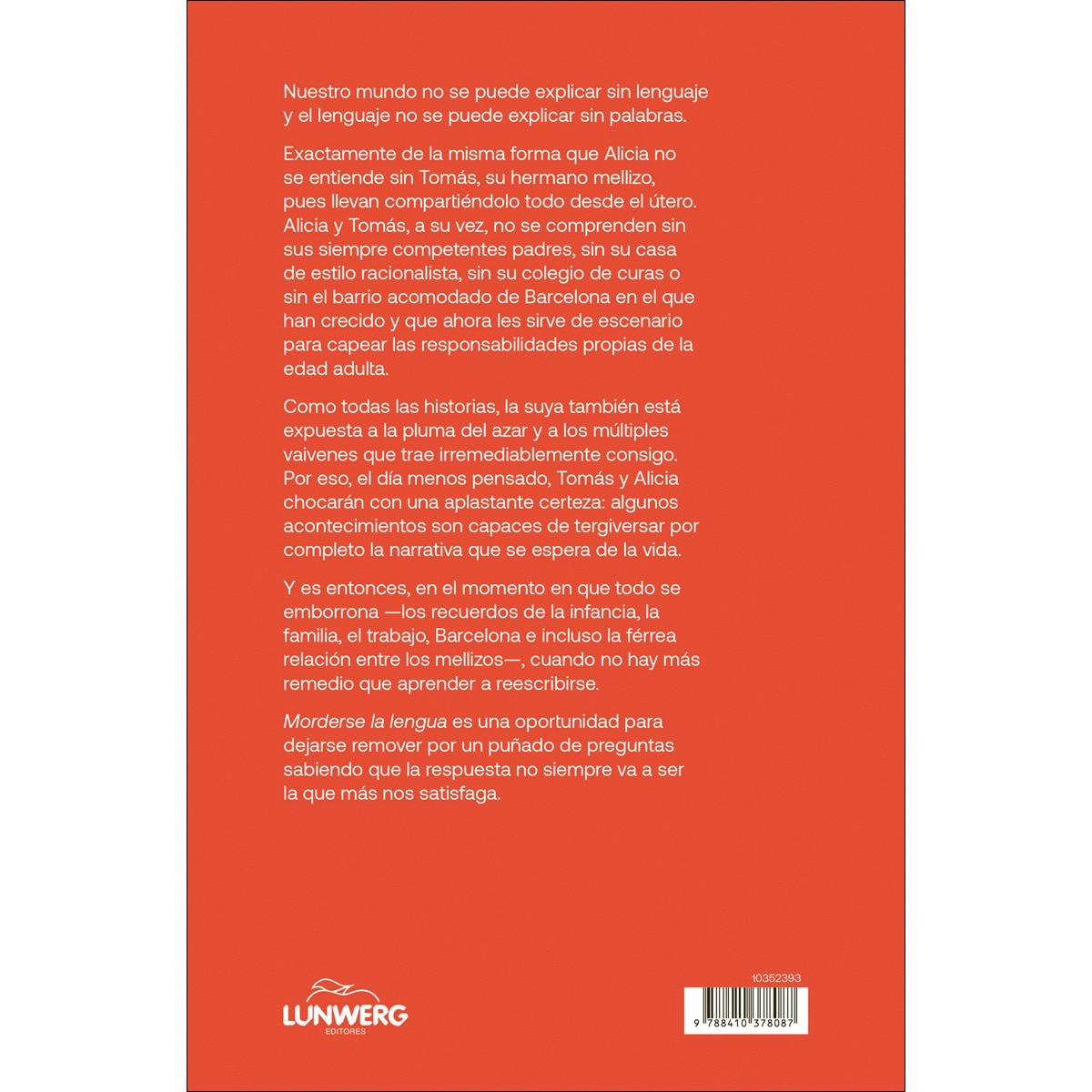 Morderse la lengua (Capa mole com abas) 2