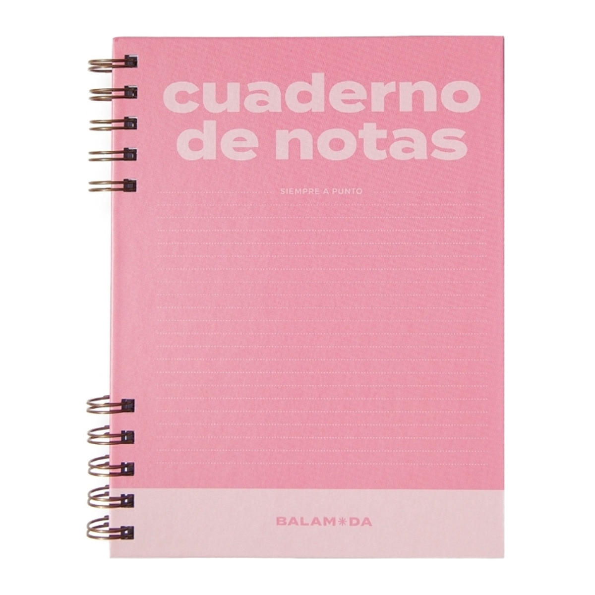 Imagem 0 de Bloco de notas Balamoda bubble gum cor-de-rosa e fúcsia