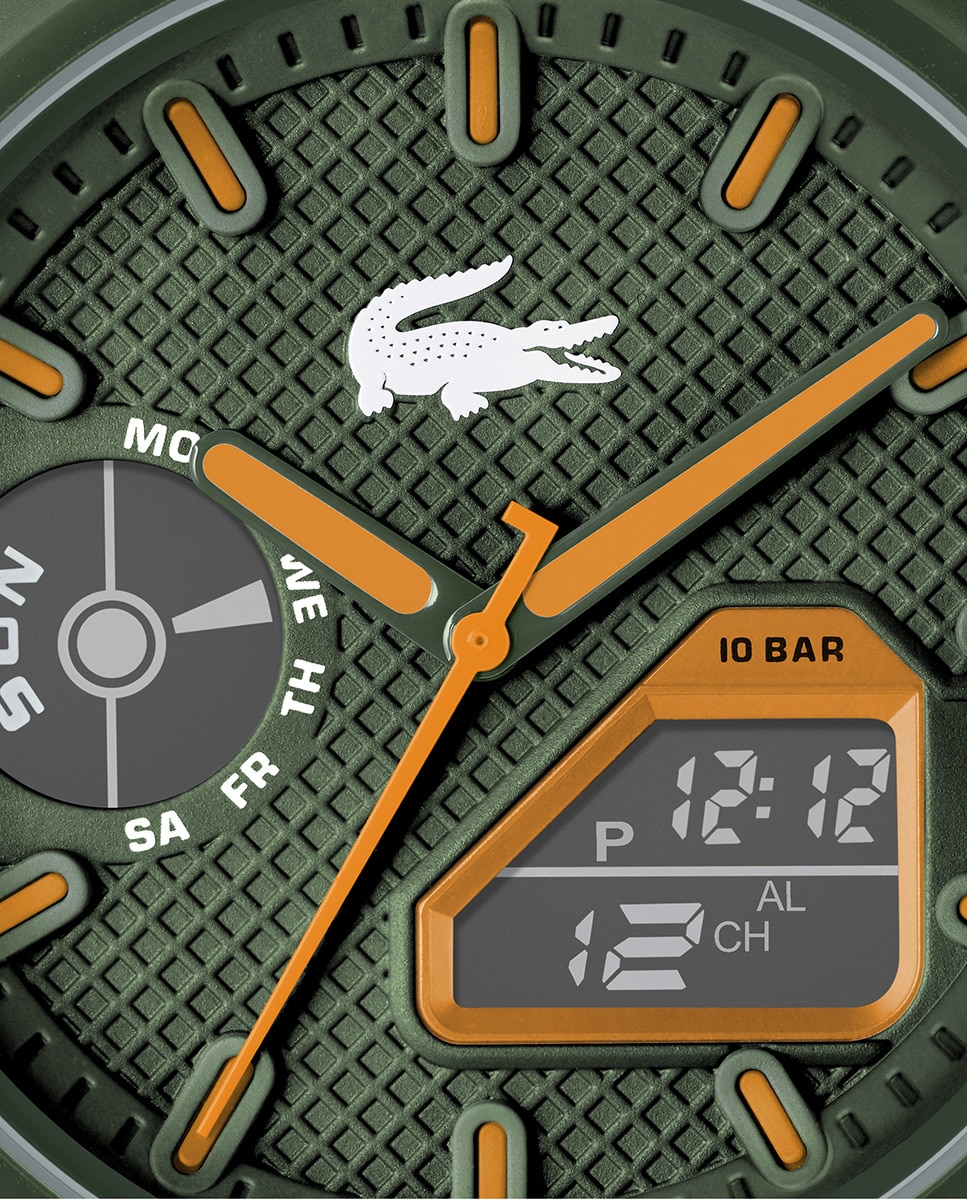 Relógio LC33 2011367 de Silicone - Verde Verde-7