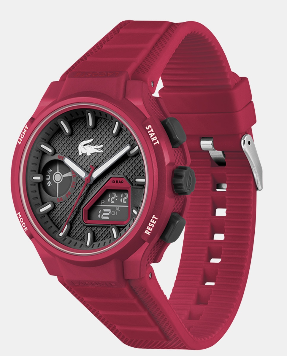 Relógio LC33 2011368 de Silicone - Vermelho Vermelho-3