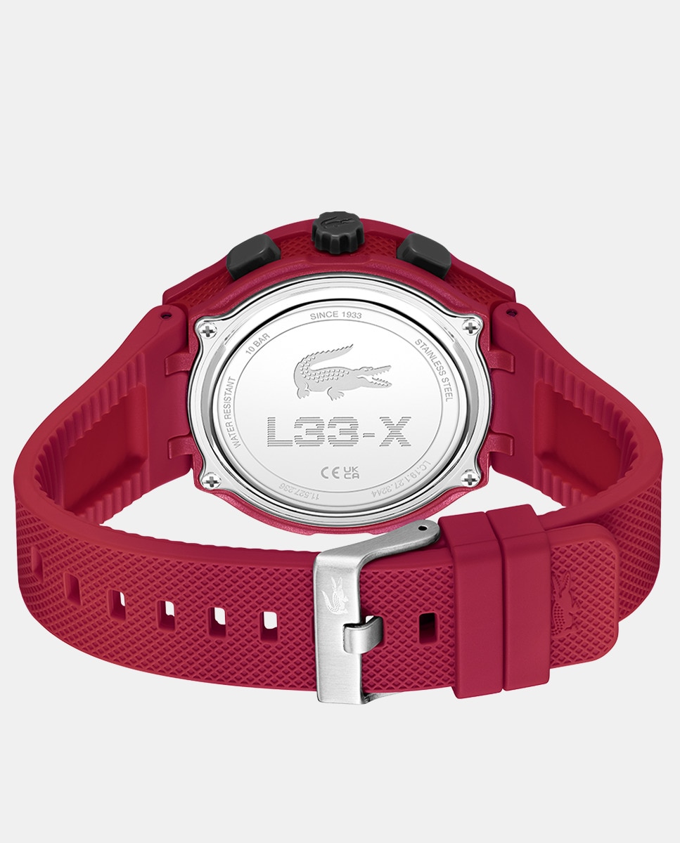 Relógio LC33 2011368 de Silicone - Vermelho Vermelho-2