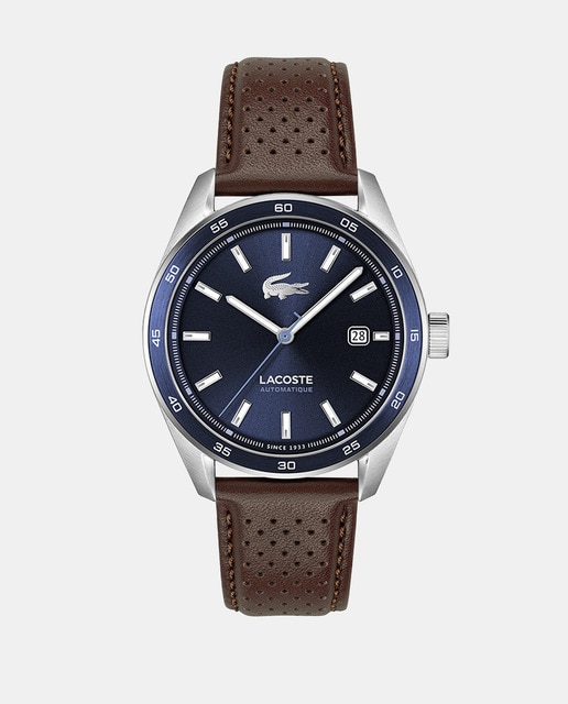 Imagen 0 de Reloj de hombre boston Automatique 2011377 de piel marrón
