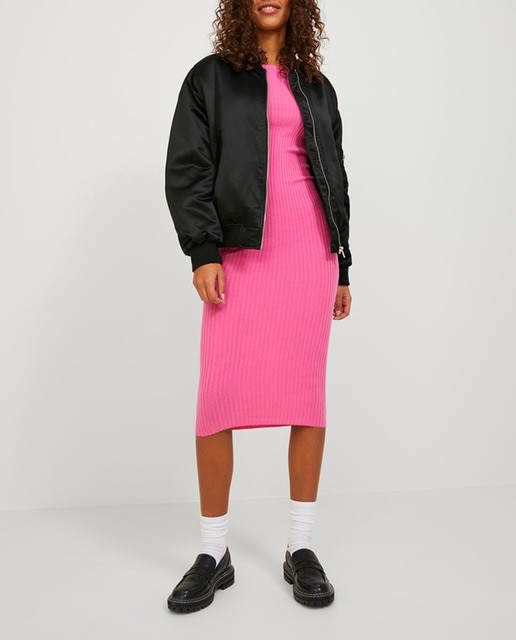 Imagen 0 de Cazadora bomber satinada de mujer.